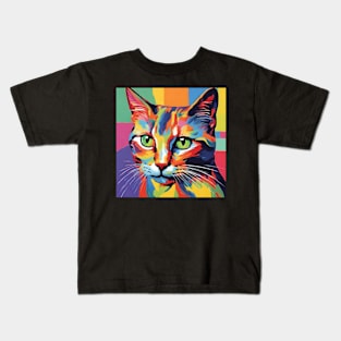 fauvism cat art les fauves pt11 Kids T-Shirt